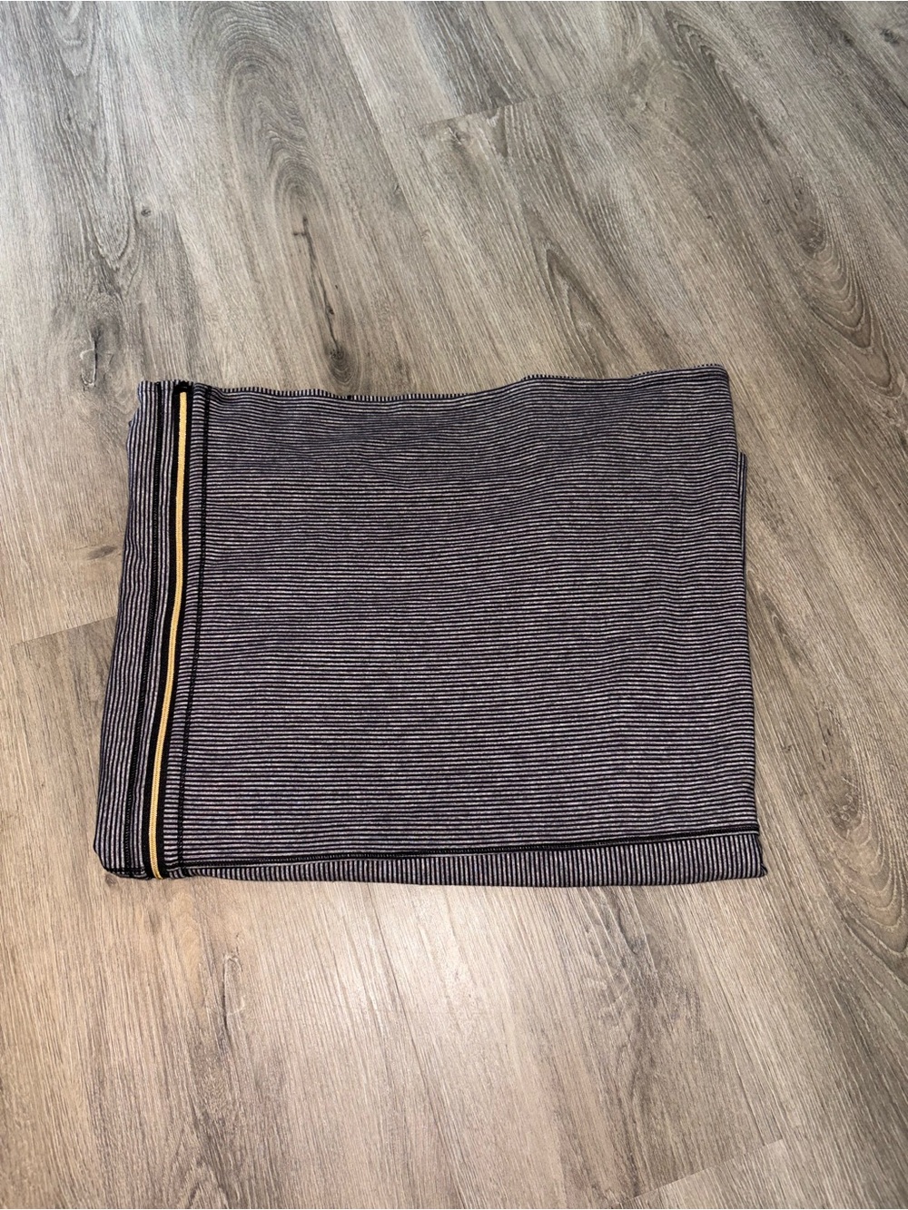Lululemon | Vinyasa Scarf Tonka Stripe Heathered Slate Black